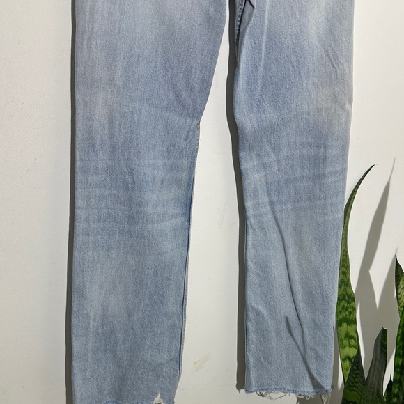 Zara Light Blue Straight Leg Jeans - Picture 11 of 12